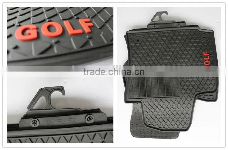 Wholesale Hot Sale Customized Anti Skid PVC Car Floor Mats For VW GOLF 6