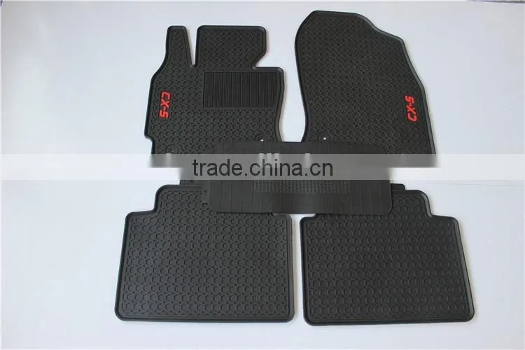 With strong hanger 3D car name for Mazda CX-5 soft car mat