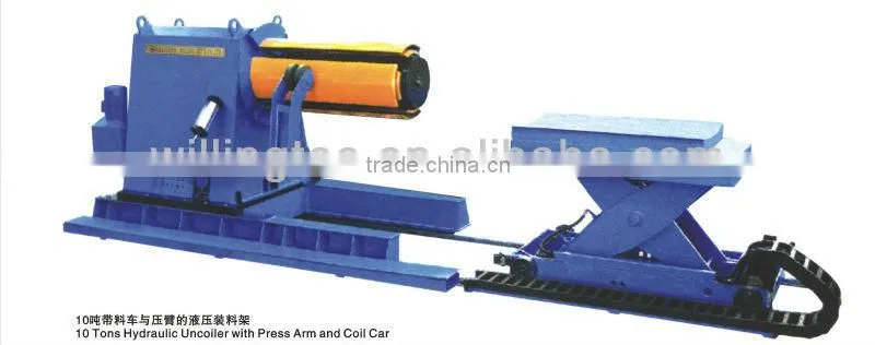 HOT!!! uncoiler and straightener