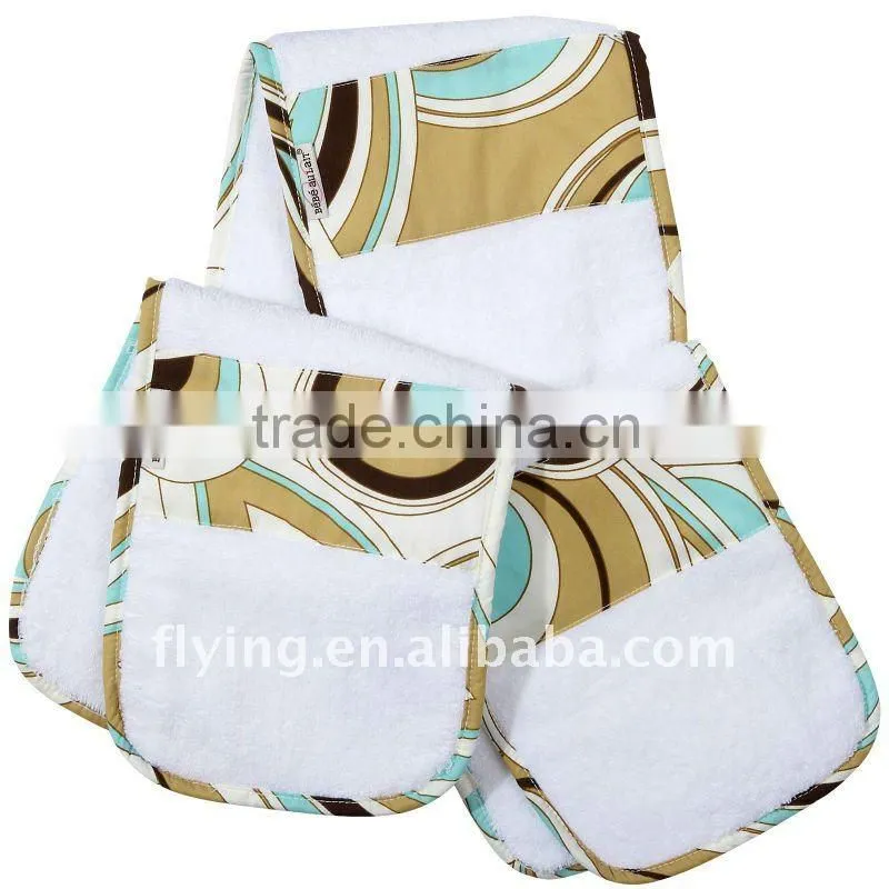 soft cotton baby nursing burp clothes, washable and fashionable