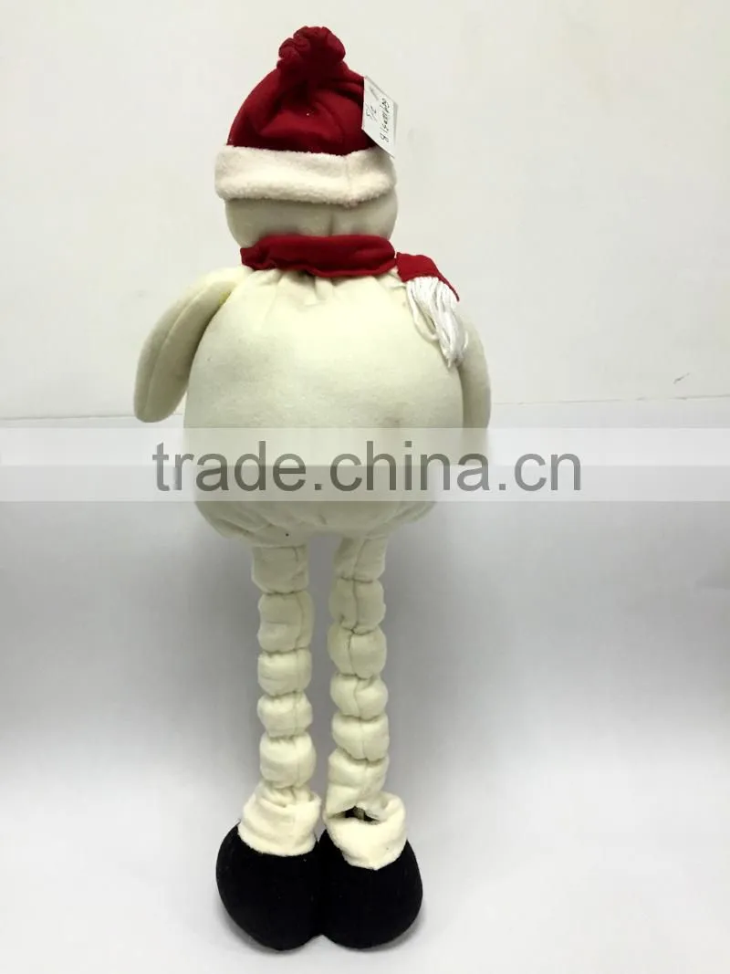 XMAS STRETCH SANTA DOLLS PLUSH DOLLS CHRISTMAS TOYS