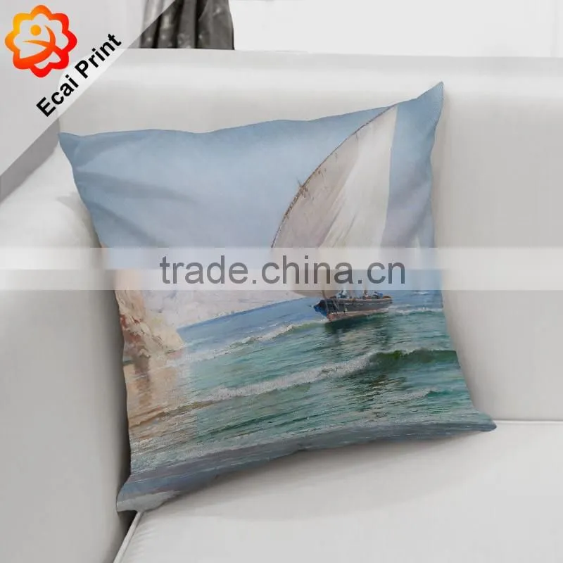 2016 factory price wholesale printed Cushion Cover for gift