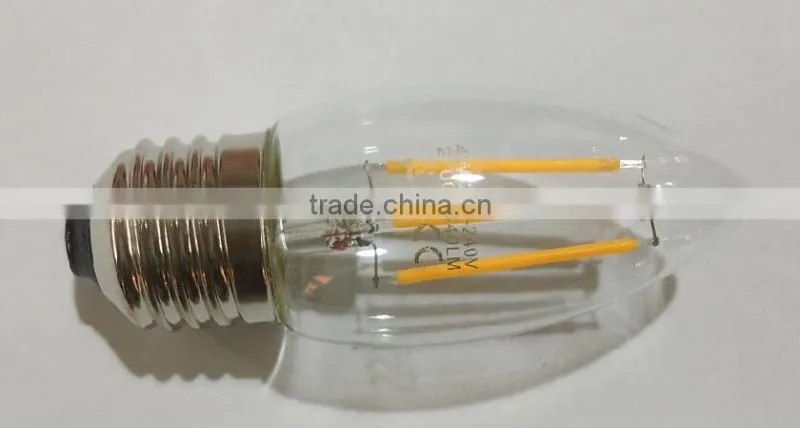 2015 new 360 degree 4W led filament candle e27 led filament candle
