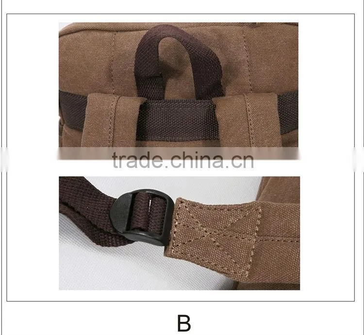 outdoor adventure backpack,functional backpacks cheap and beautiful,Teenagers Leisure Canvas Backpack