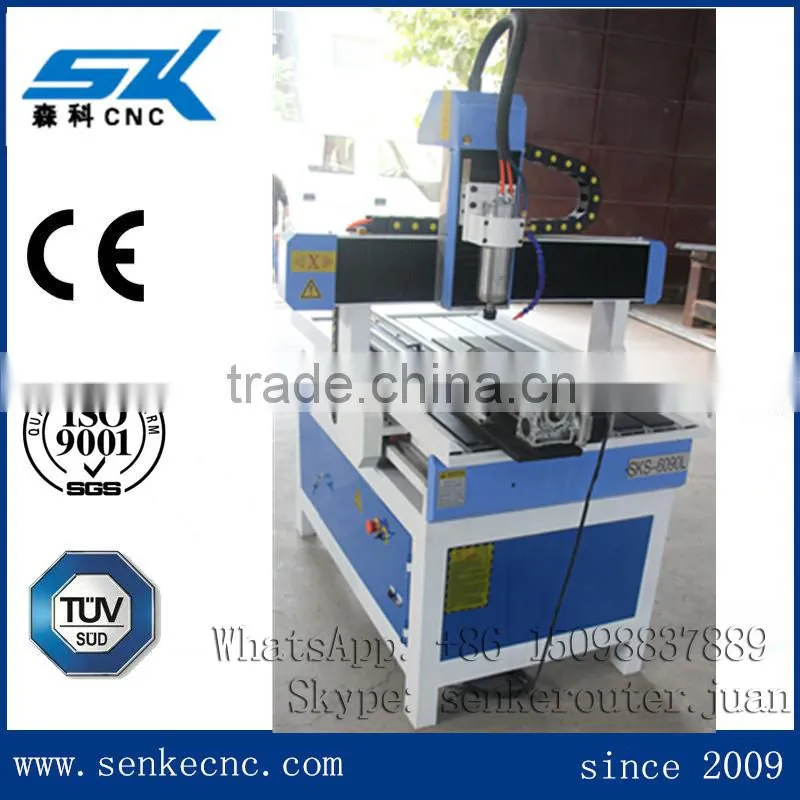 SKA-6090L hot sale 4 axis cnc router with rotary axis for stone