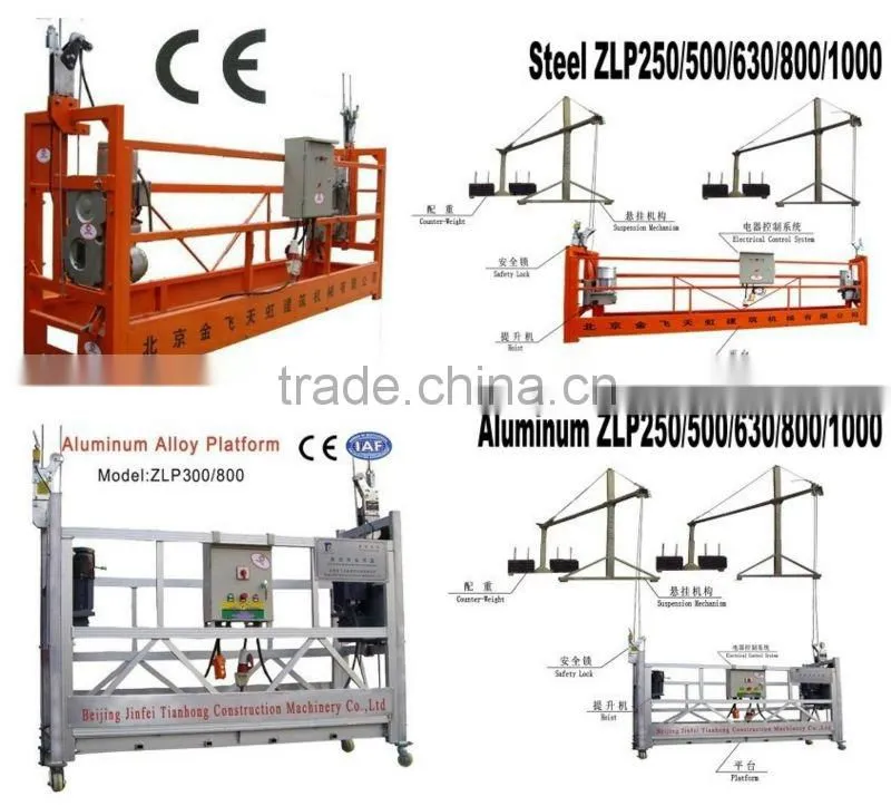 2014 Best Sale glass cleaning hanging basket zlp series Beijing Factory
