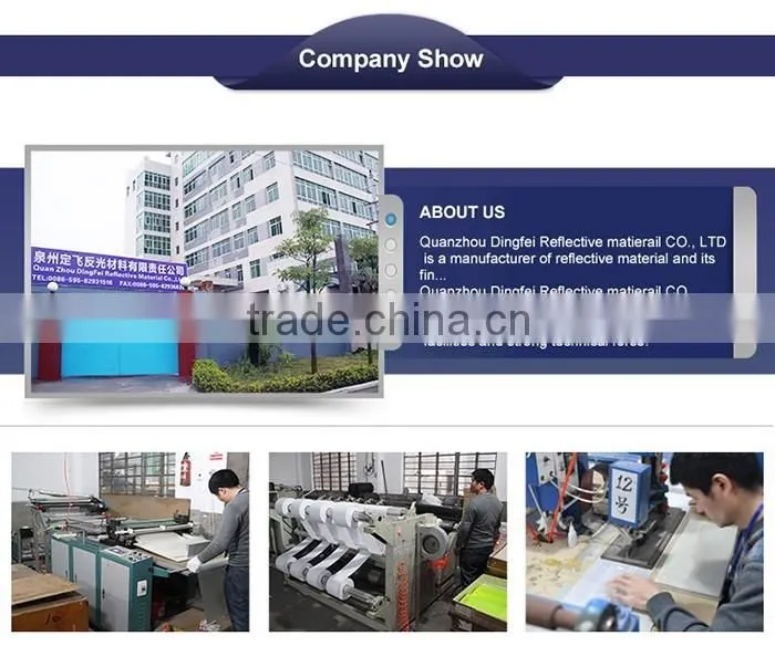 soft PVC type Commercial grade reflective sheeting for traffic sign