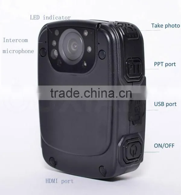 portable body wear video camera recorder for police ZP606