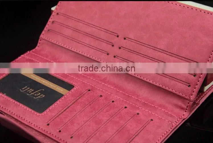 2016 christmas gift wallet,fashion leather wallet, wallet with logo custom