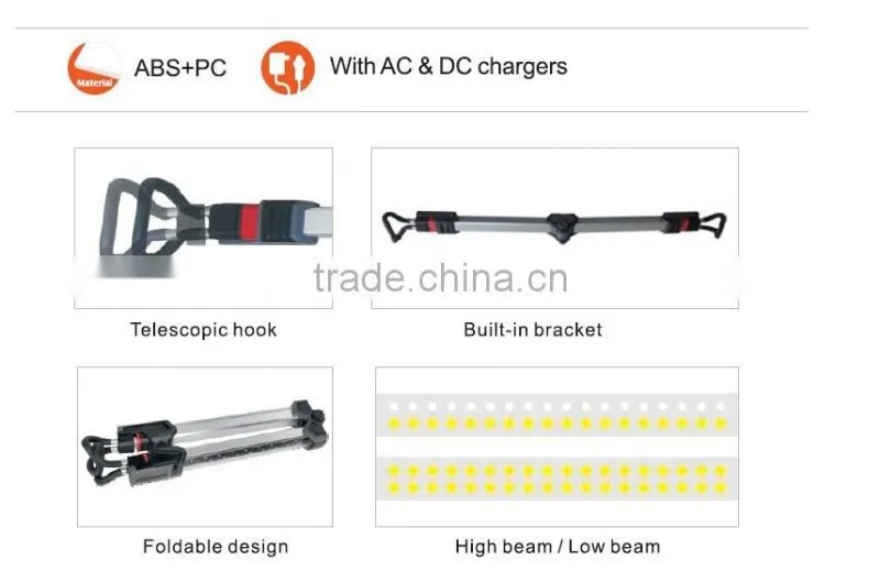 2016 wholesale handhold Aluminum Folding LED under bonnet light