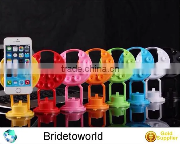 wholesale colorful round shape mobile phone support for car