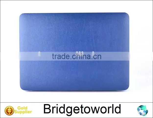 Wholesale Colorful Hard Laptop Case Leather Case for Macbook