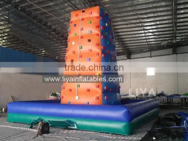 children inflatable rock climbing wall sports equipment