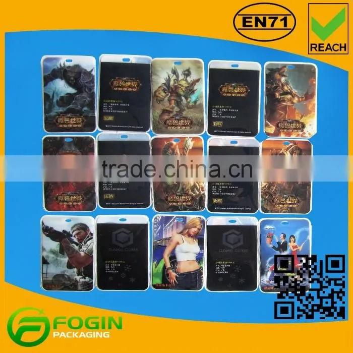 Wholesale Colorful Print All Kind PVC Card Holder with Custom Logo