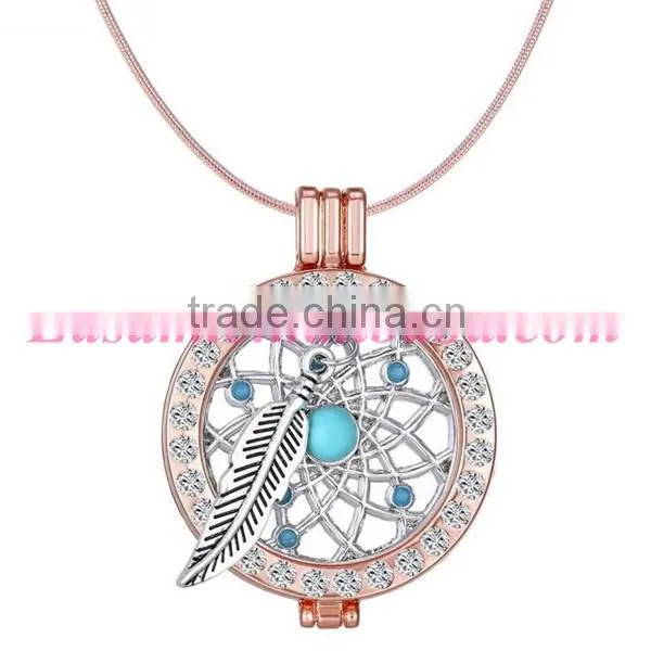 Bohemia creative DIY dreamcatcher locket necklace