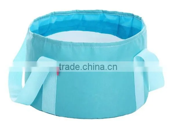 New Portable Water Bucket Outdoor Foldable Camping Travel Car Washbasin Footbath