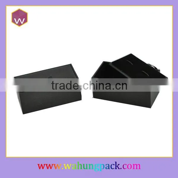 Luxury Blue Women's Cufflink Box Single Pair Paper Cufflink Box For Cufflinks Gift Packaging