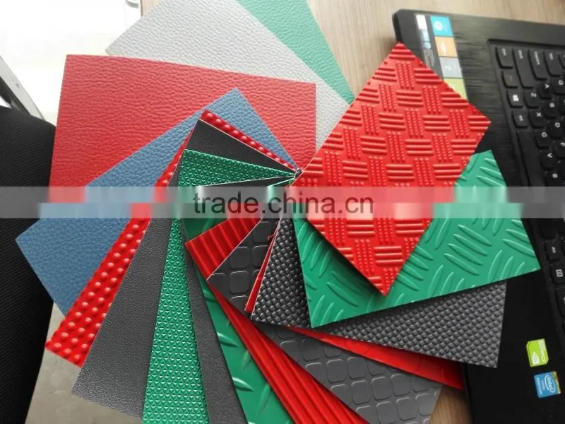 Eco-friendly Anti-slip plastic PVC floor mat, vinyl flooring roll