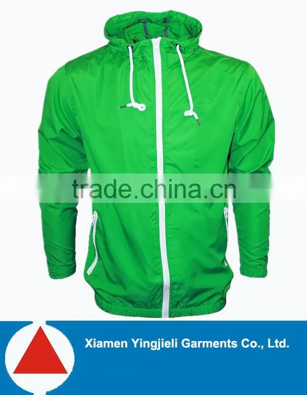 2015 adult lightweight packable hooded rain jacket wind jacket