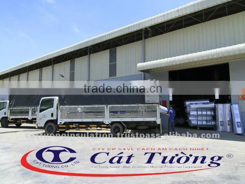 6A2 Cat Tuong Thermal Insulation with double sided aluminum foil and big bubble air for roofing and wall from Vietnam