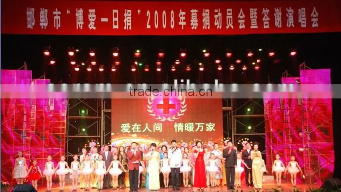 p6 full color indoor led stage for concert display