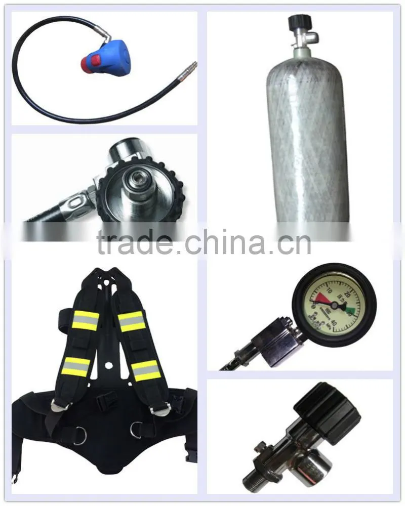Wireless radio communication SCBA