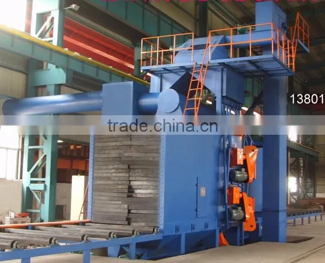 Roller conveyor H Beam Shot Blast cleaning Machines