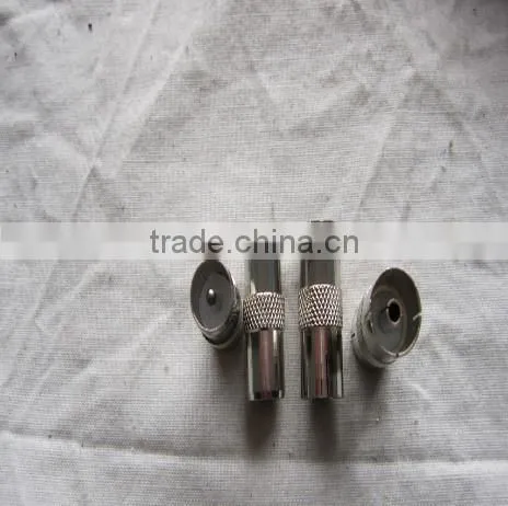 TV CONNECTOR MALE TO MALE ,TV PLUG AND JACK CONNECTOR