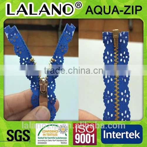 rhinestone chain for 100 polyester zippers wholesale 5# brass