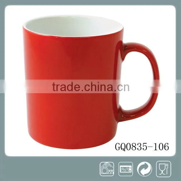 2015 new ceramic mug/simple design ceramic mug/ ceramic mug for promotion