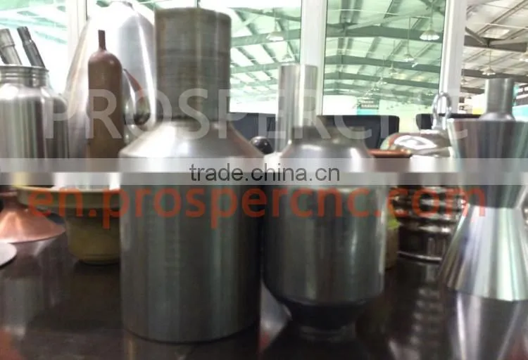 metal spinning parts processing circle compressor inlet before spinning Metal spinning machine