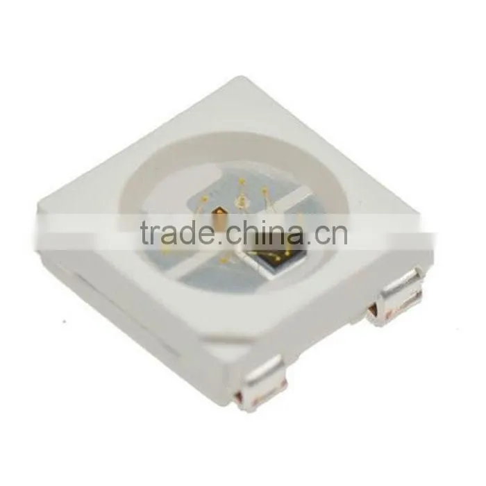 ws2812b SK6812 adressable full color RGB 5050 LED with black frame;with built-in chip