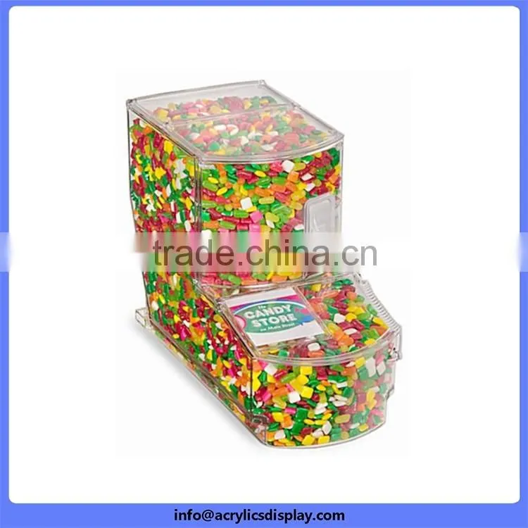 Durable competitive acrylic candy box for kiosk