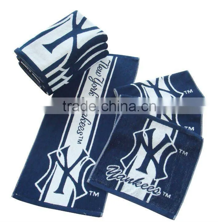Fresh Leaf Pattern Cotton Jacquard Hand Towel