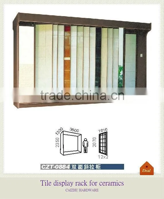 Single side tile display stand