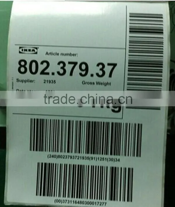 wholesale printing thermal stickers shipping label