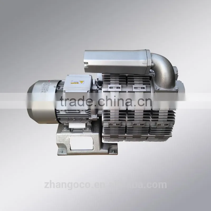 wastewater treatment using 3RB 3 stages 4KW ring blower