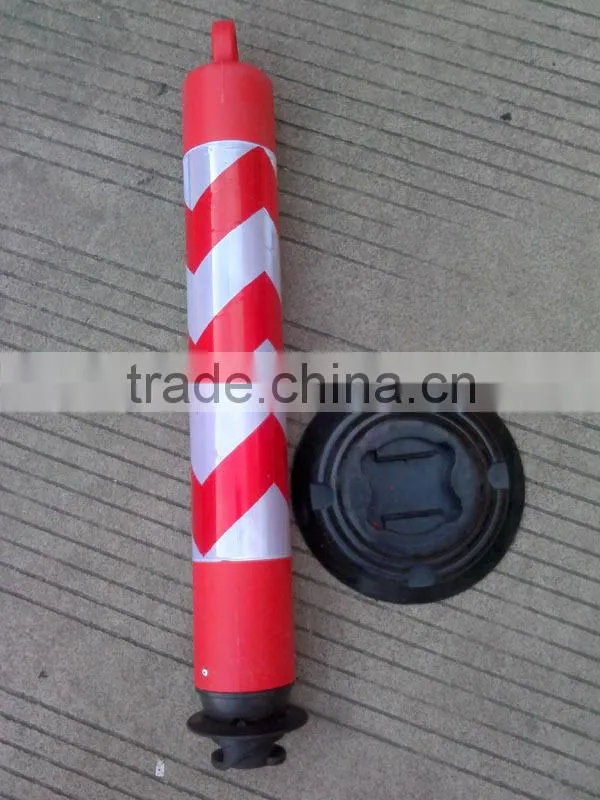 800mm Detachable Reflective Road Safety Plastic Warning Post