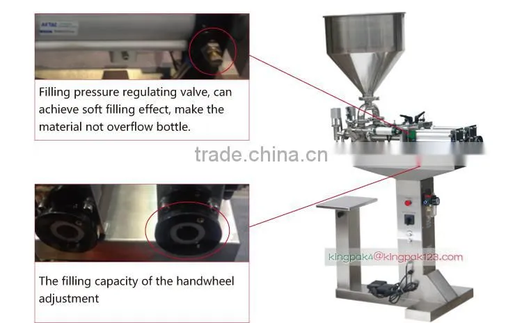 HP-CD Double Heads Piston Manual Paste Filling Machine
