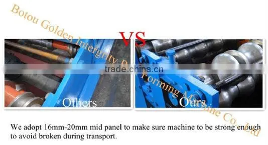 3kw 312 ridge cap roll forming machine
