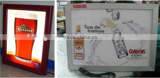 slim frame aluminium, Aluminium snapper frame,slim light box