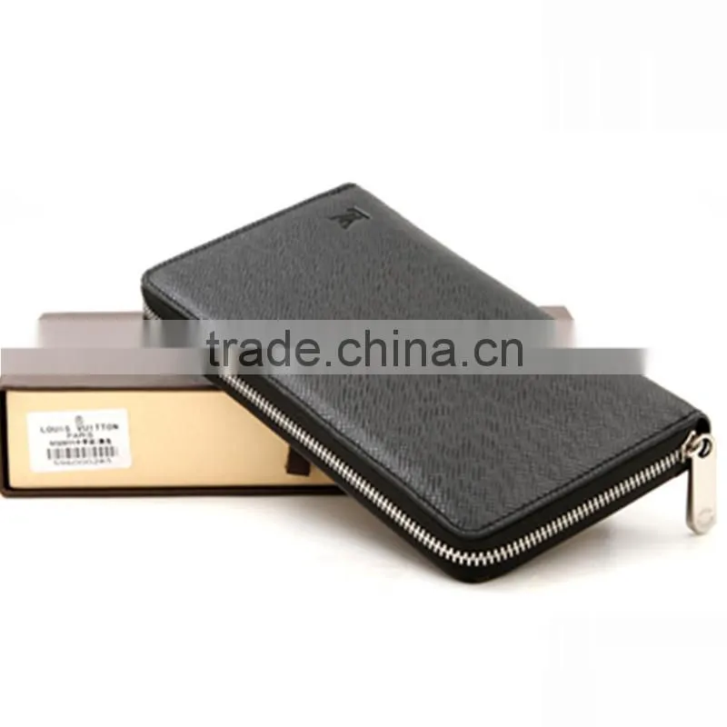 hot genuine leather hand wallet for business man