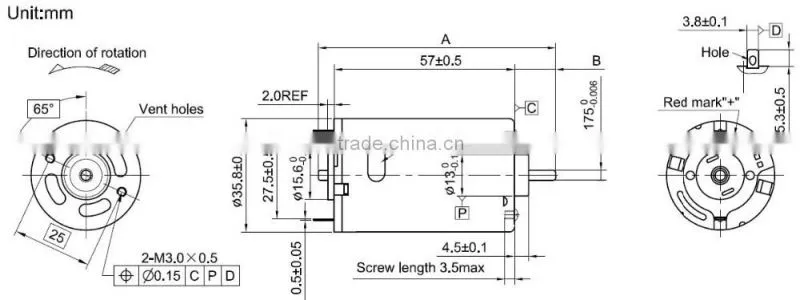 140V AC full wave rectified RS-5516SAF-10300RB