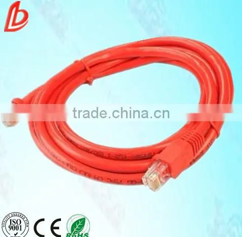 High speed 4 Pair RJ45 UTP cat6/cat5 patch cords with 23AWG/24 AWG