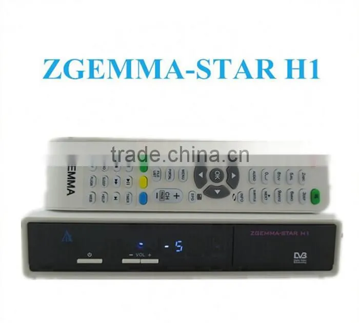Satellite receiver twin DVB-S2+C Linux Smart Box HD cccam receiver best Zgemma Star H1