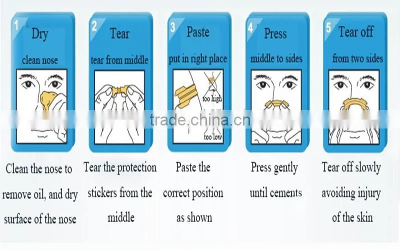 2015 free sample New Arrival better breathing nasal strips