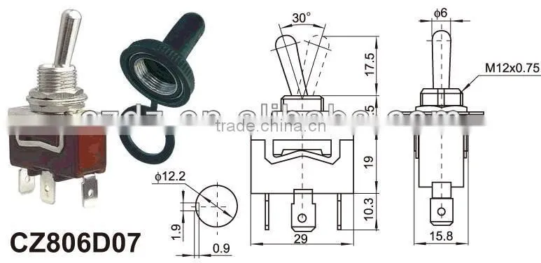 waterproof toggle switch,led toggle switch,aircraft toggle switch