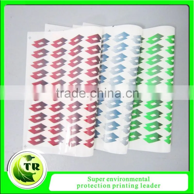 High quality t-shirt silicone reflective heat transfer printing labels