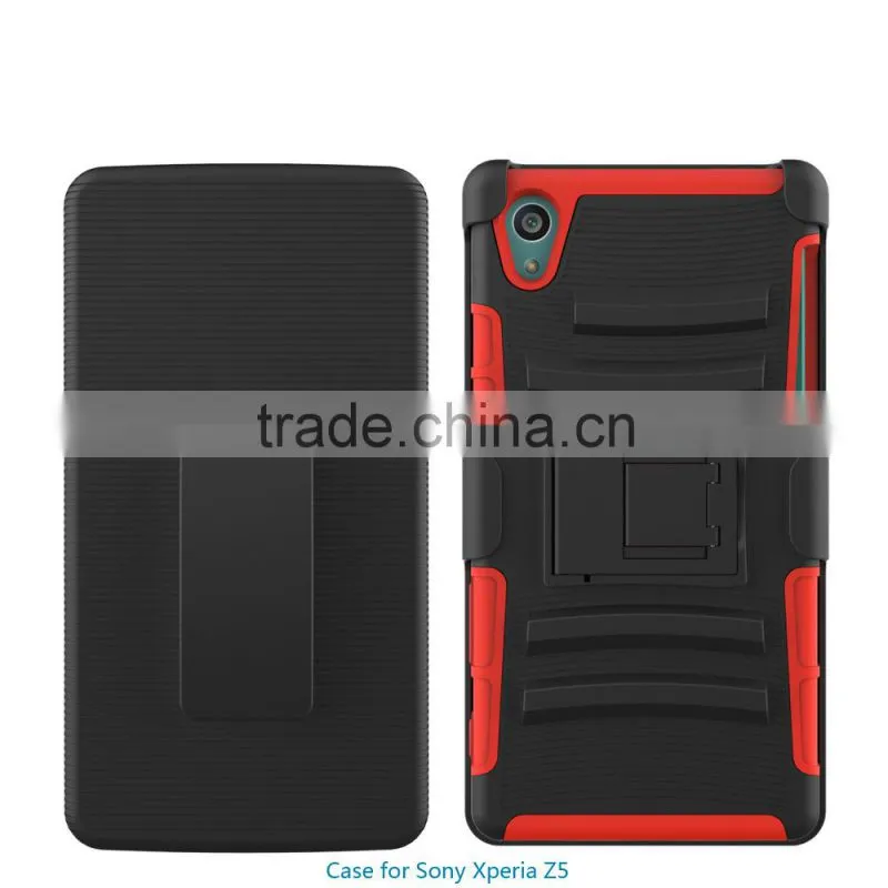 New arrival PC Silicone hybrid slim armor case moblie phone case for sony xperia z5 china price