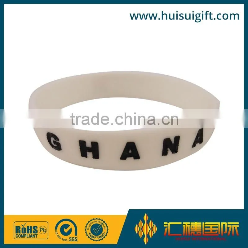 high quality promotional latest design silicone bracelet